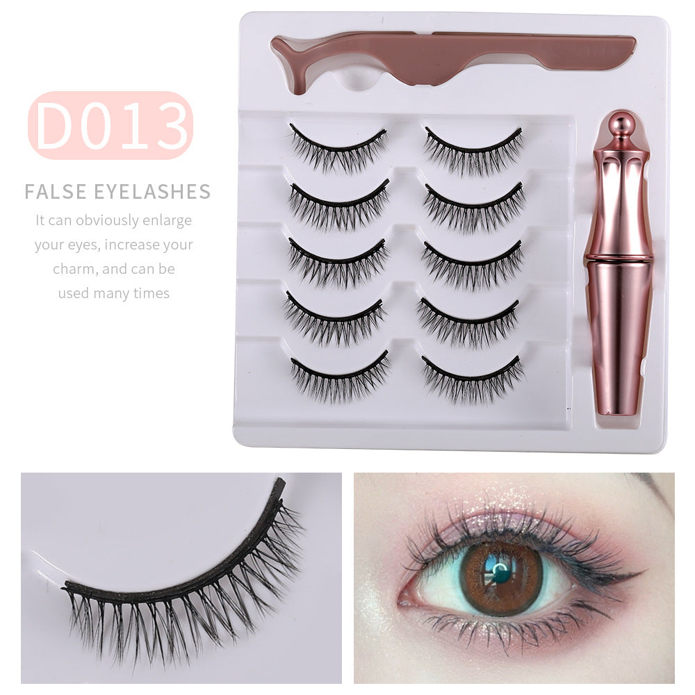 Mink Eyelashes 5 Pairs Of Magnets