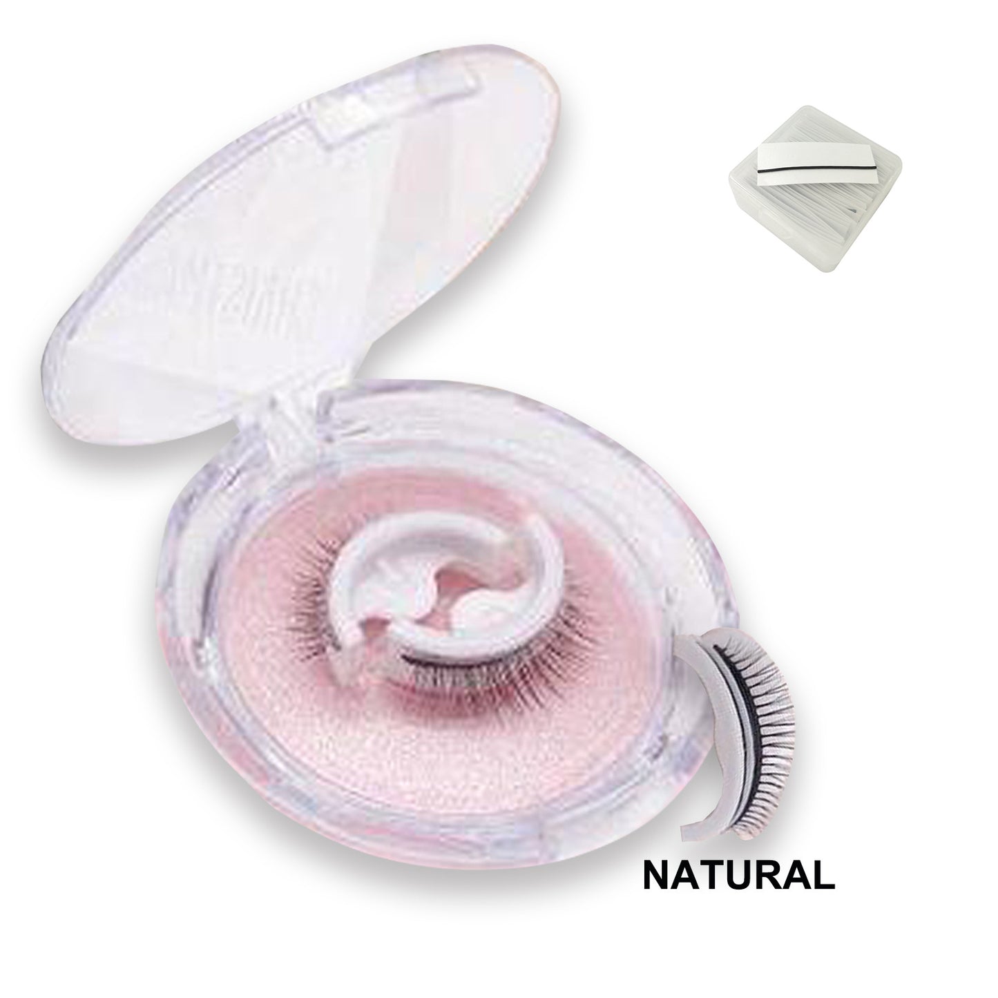 Self Adhesive False Eyelashes Thick Glue Free